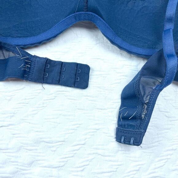 BUY 1 GET 1 FREE Secret Treasures 34B dark navy blue demi comfortable every day - Picture 7 of 9